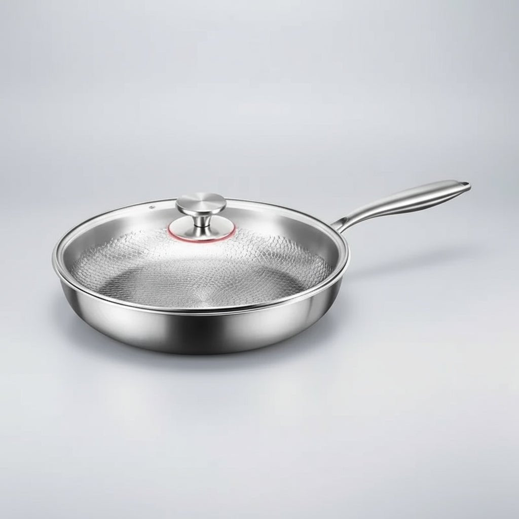 Hammered Titanium Non-Stick Frying Pan 12 Inch