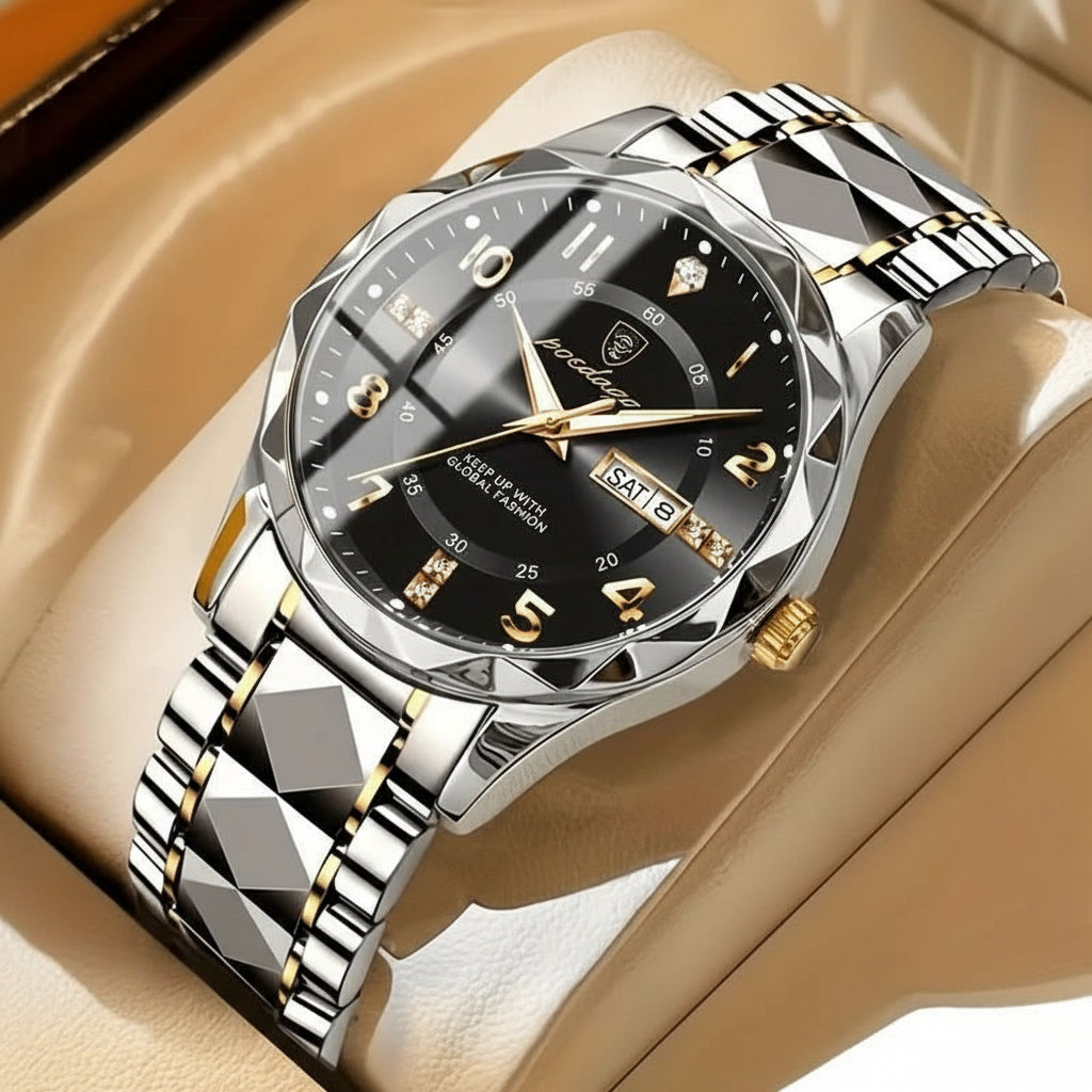 Multifunctional Waterproof Titanium Sports Watch for Men