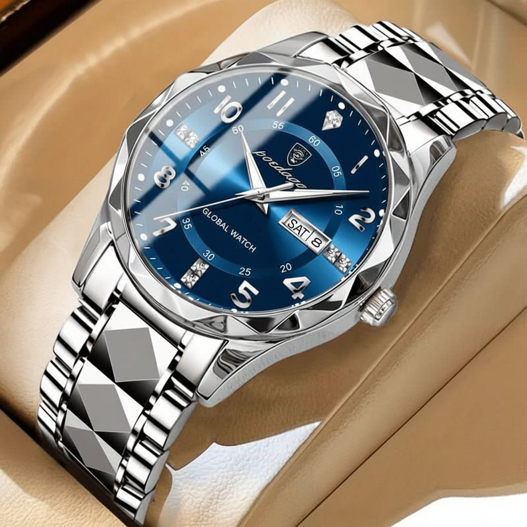 Multifunctional Waterproof Titanium Sports Watch for Men