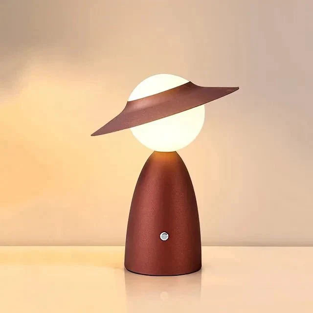 Wireless Charging Desk Lamp with Dimmable Warm Light