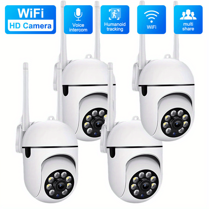 1080p Indoor Motion-Sensing Camera with Night Vision and App Control