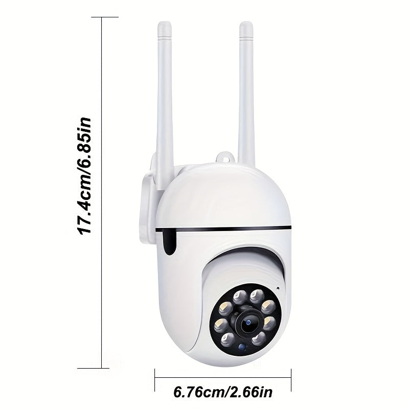 1080p Indoor Motion-Sensing Camera with Night Vision and App Control
