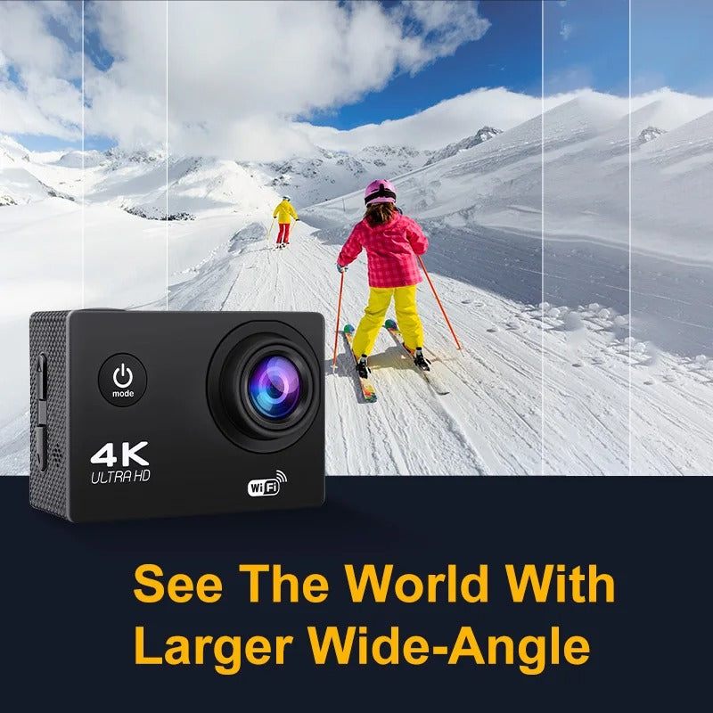 4K Waterproof Action Camera for Outdoor Adventures