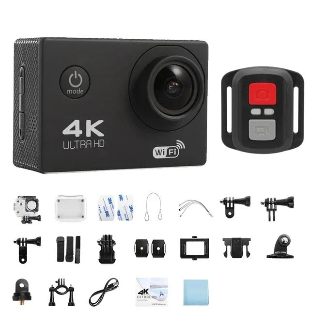 4K Waterproof Action Camera for Outdoor Adventures