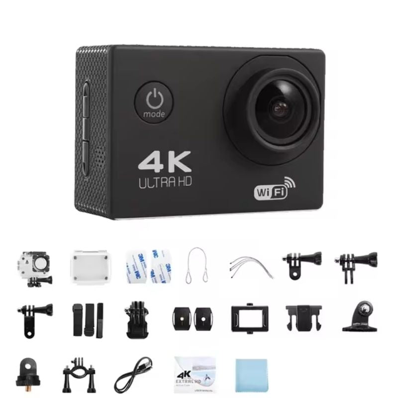 4K Waterproof Action Camera for Outdoor Adventures