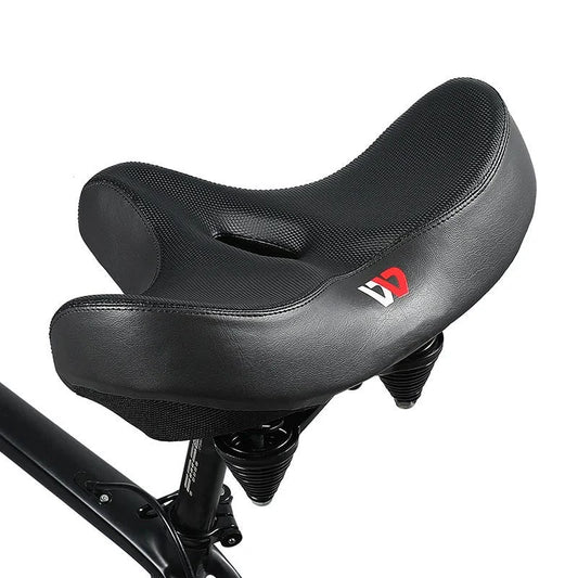Gel-Padded Shock-Absorbing Bike Seat for Comfort and Stability