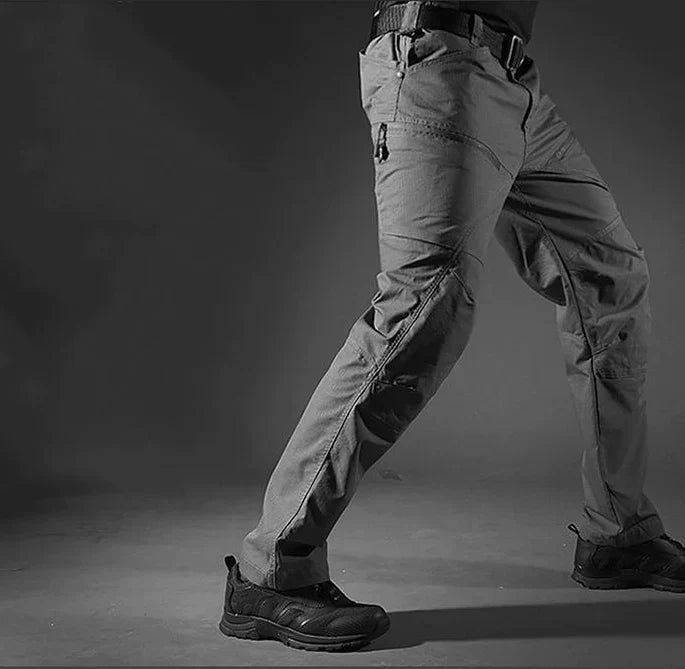 Durable Cargo Pants with 9 Pockets and Comfortable Fit