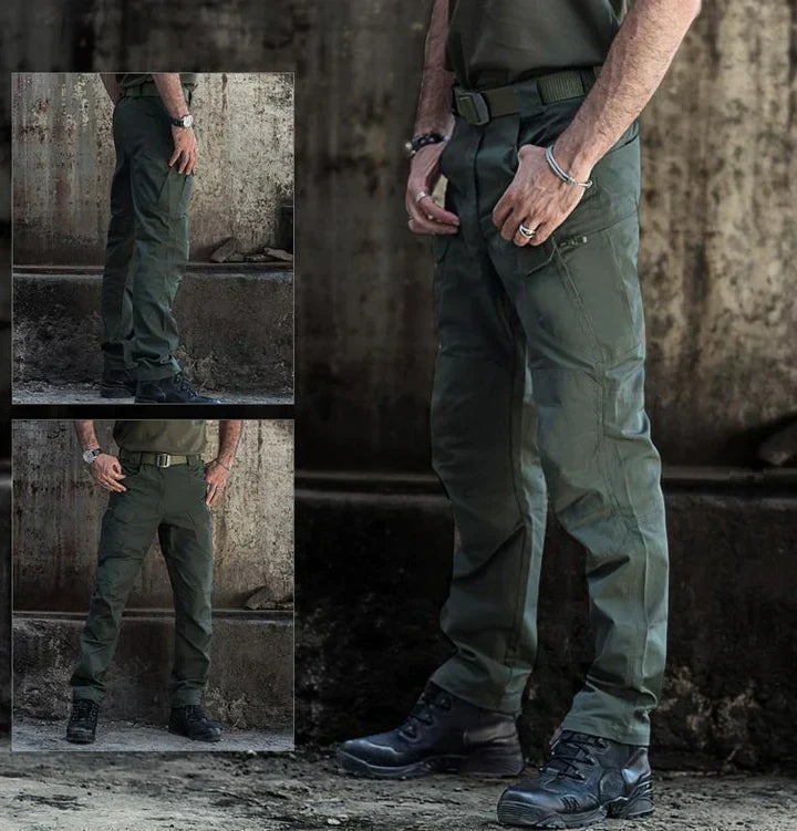 Durable Cargo Pants with 9 Pockets and Comfortable Fit