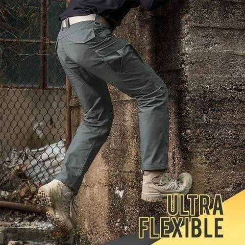 Durable Cargo Pants with 9 Pockets and Comfortable Fit