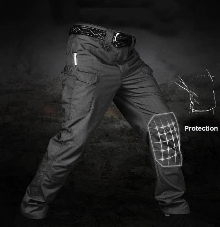 Durable Cargo Pants with 9 Pockets and Comfortable Fit