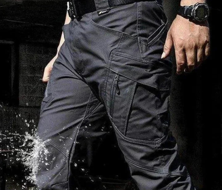 Durable Cargo Pants with 9 Pockets and Comfortable Fit