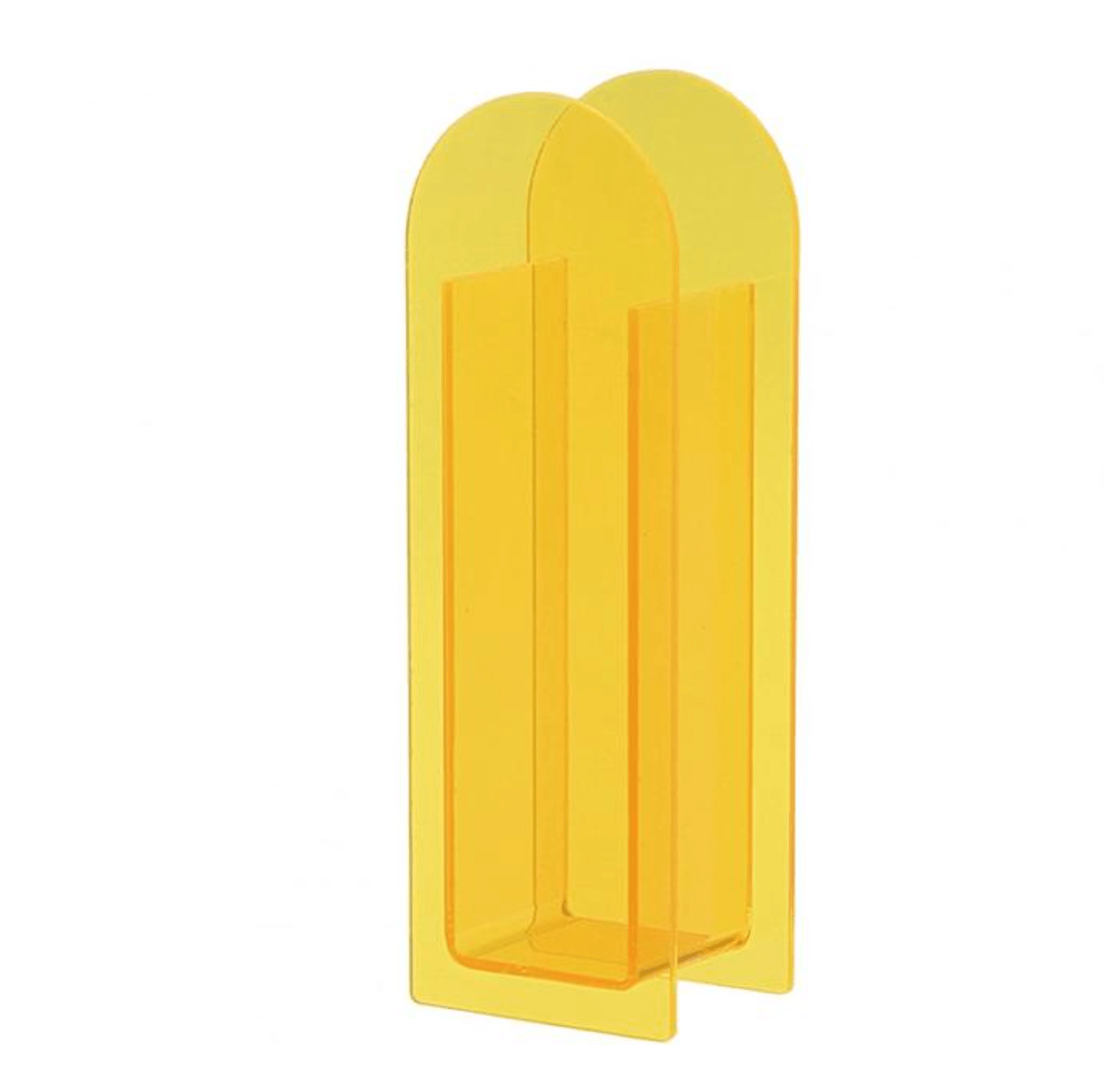 Transparent Acrylic Flower Vase for Fresh or Dried Arrangements