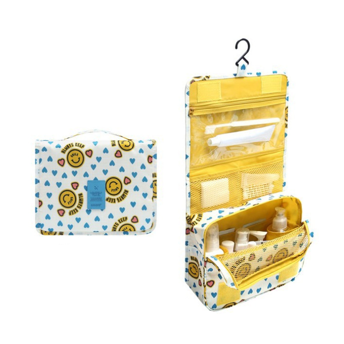 Water-Resistant Hanging Toiletry Bag with Smart Compartments
