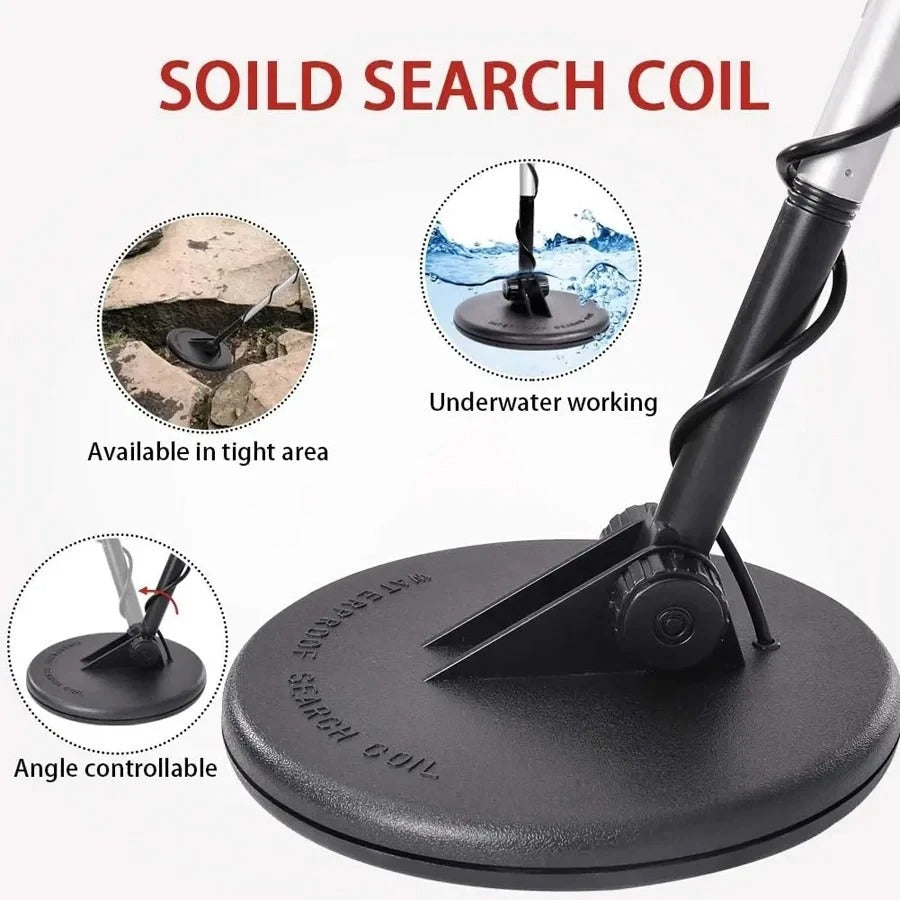 Metal Detector for Kids and Adults with Adjustable Sensitivity and Smart Filtering