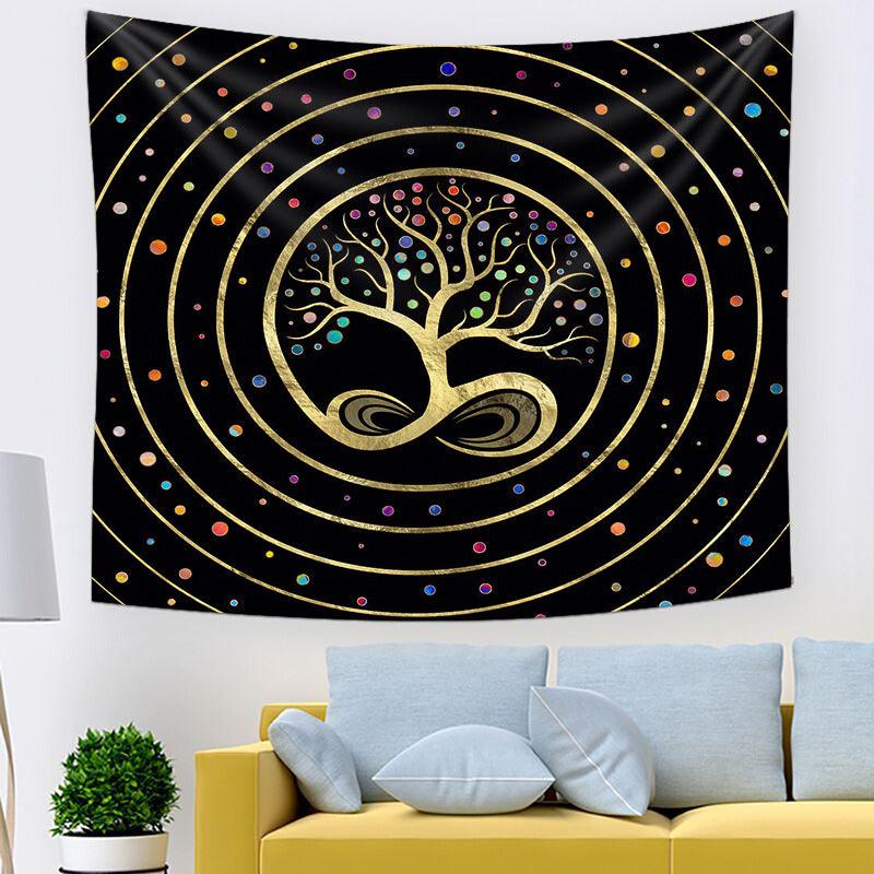 Tree of Life Wall Tapestry - Elegant Floral Art for Home Decor