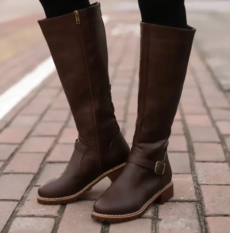 Trendy Women's Comfort Boots with Non-Slip Sole