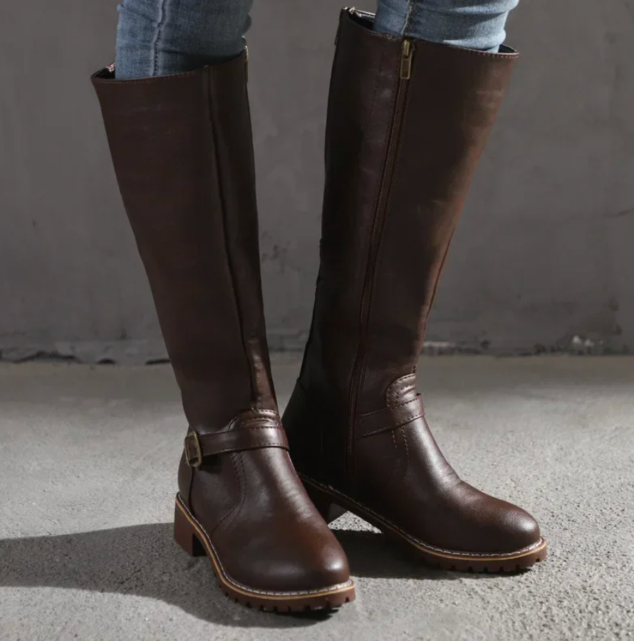Trendy Women's Comfort Boots with Non-Slip Sole