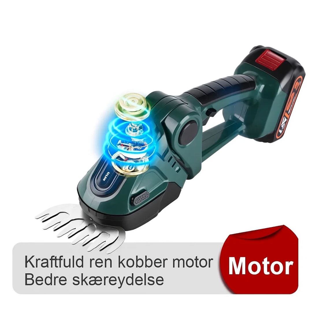 Wireless 2-in-1 Hedge Trimmer and Lawn Mower