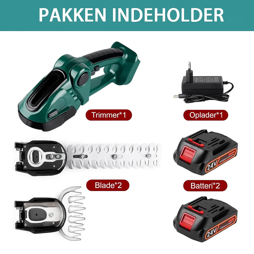 Wireless 2-in-1 Hedge Trimmer and Lawn Mower