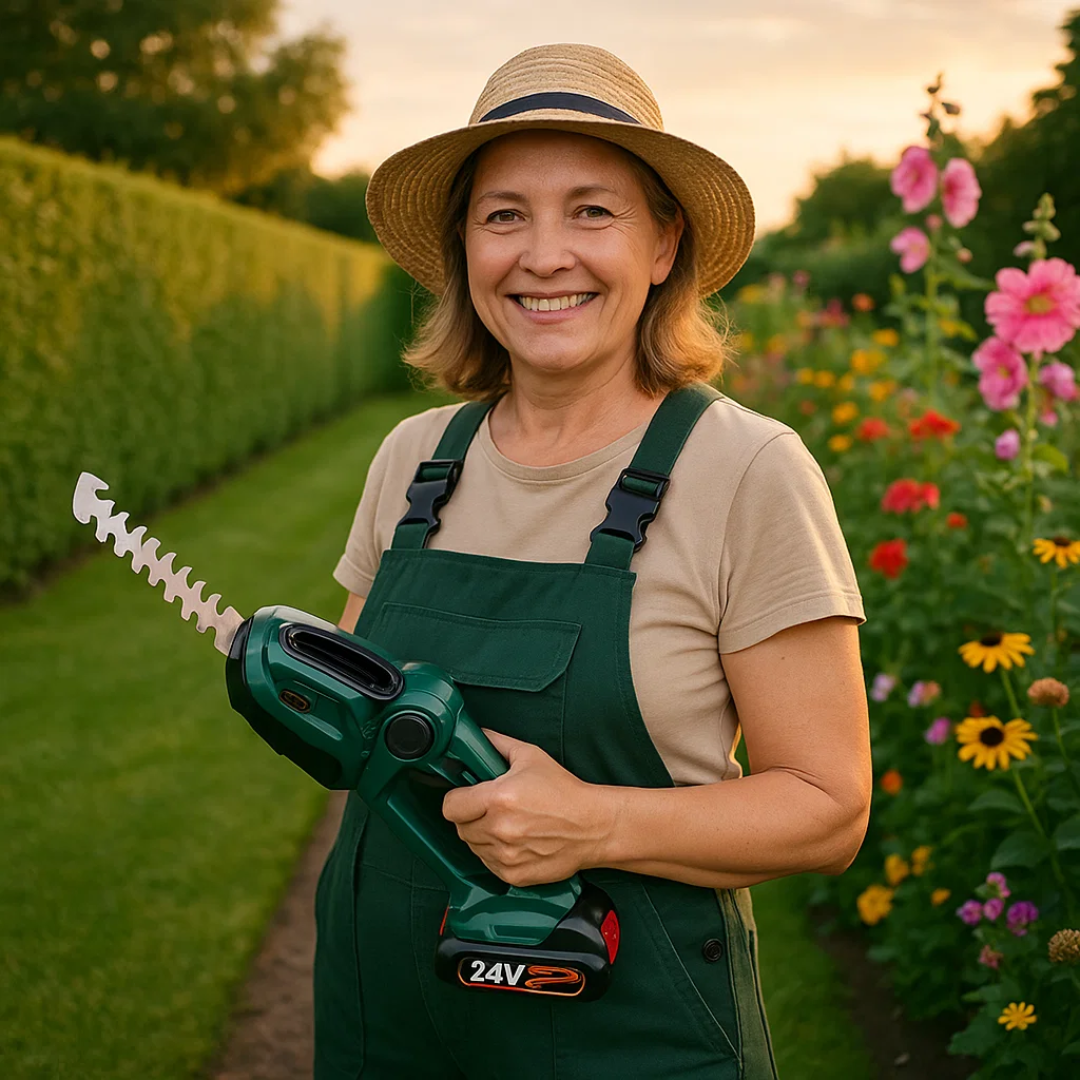 Wireless 2-in-1 Hedge Trimmer and Lawn Mower