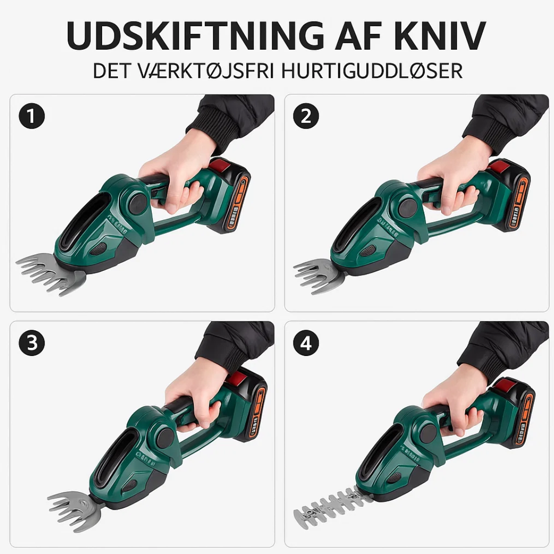 Wireless 2-in-1 Hedge Trimmer and Lawn Mower