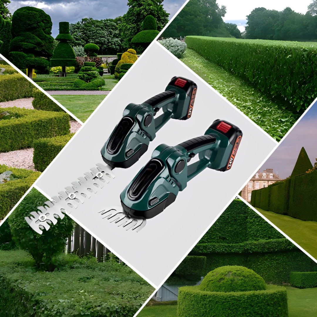 Wireless 2-in-1 Hedge Trimmer and Lawn Mower
