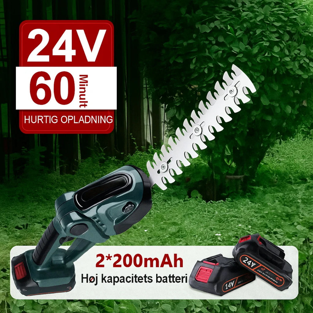 Wireless 2-in-1 Hedge Trimmer and Lawn Mower