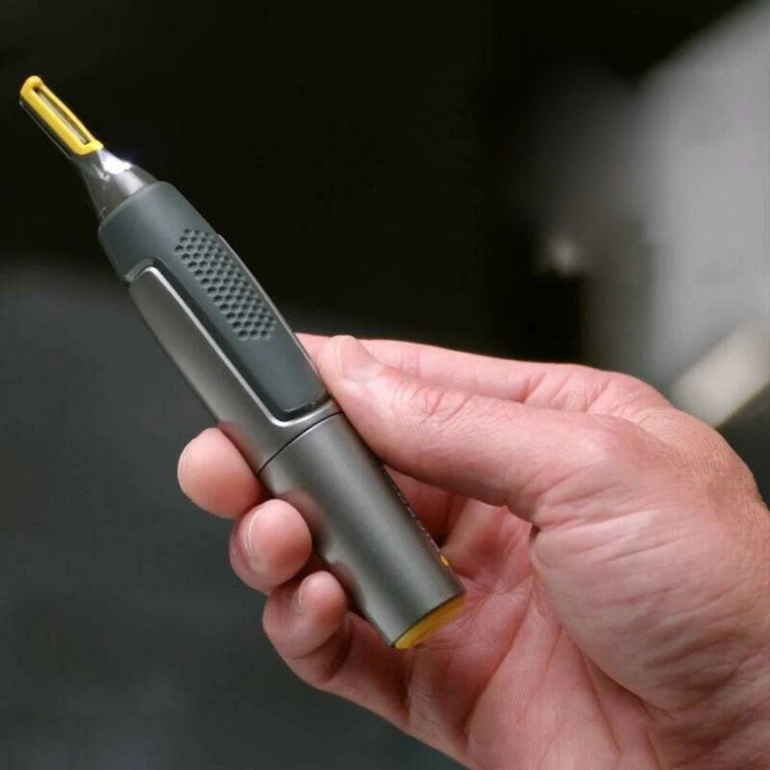 Precision Trimmer with LED Light for Nose, Ears, and Eyebrows