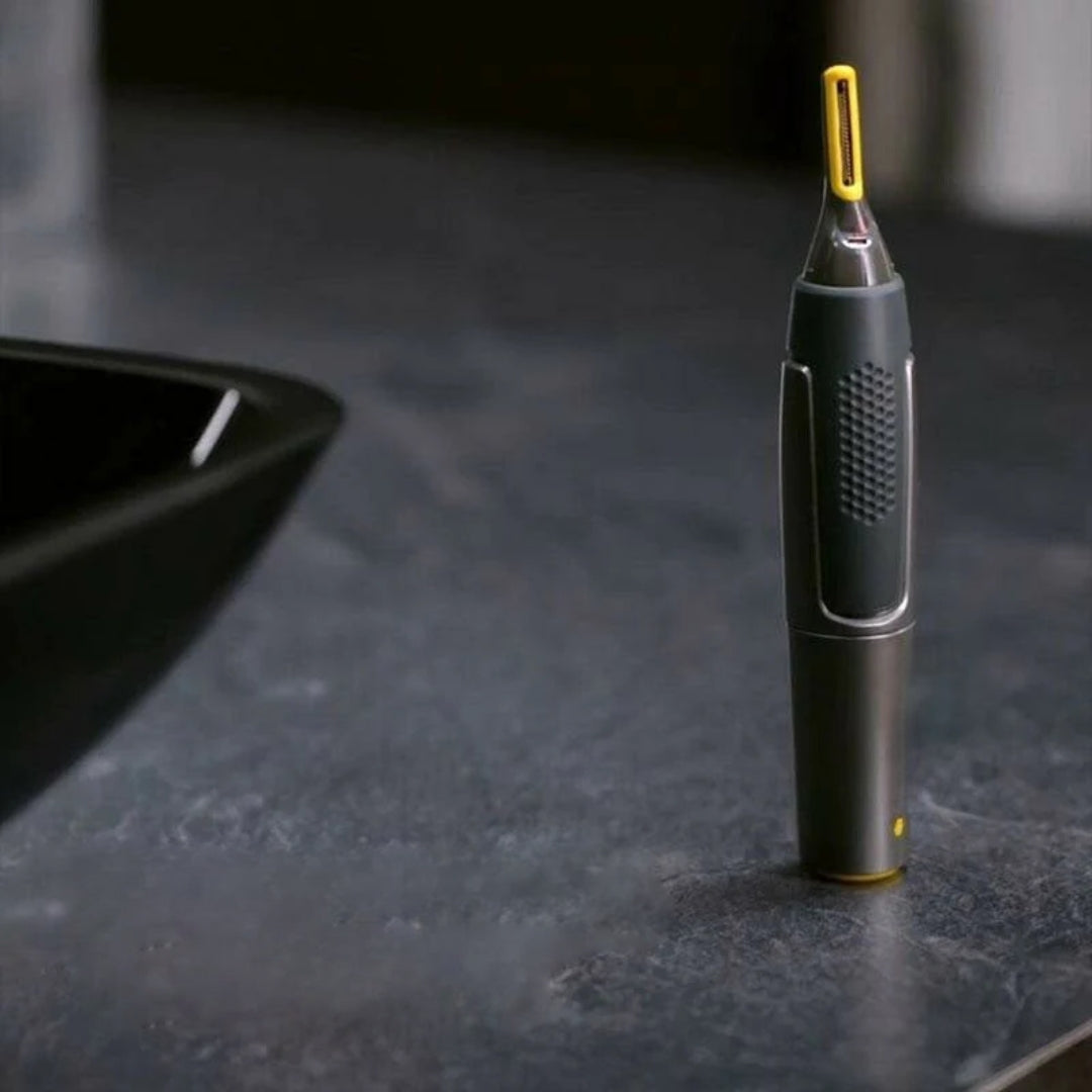 Precision Trimmer with LED Light for Nose, Ears, and Eyebrows