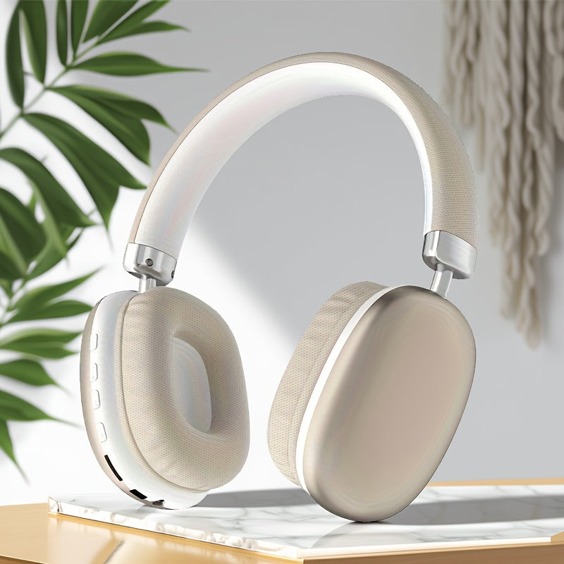 Wireless Closed-Back Headphones with Sound Isolation and USB-C Charging