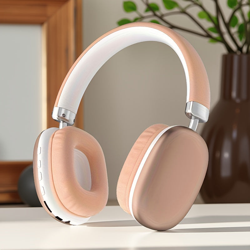 Wireless Closed-Back Headphones with Sound Isolation and USB-C Charging