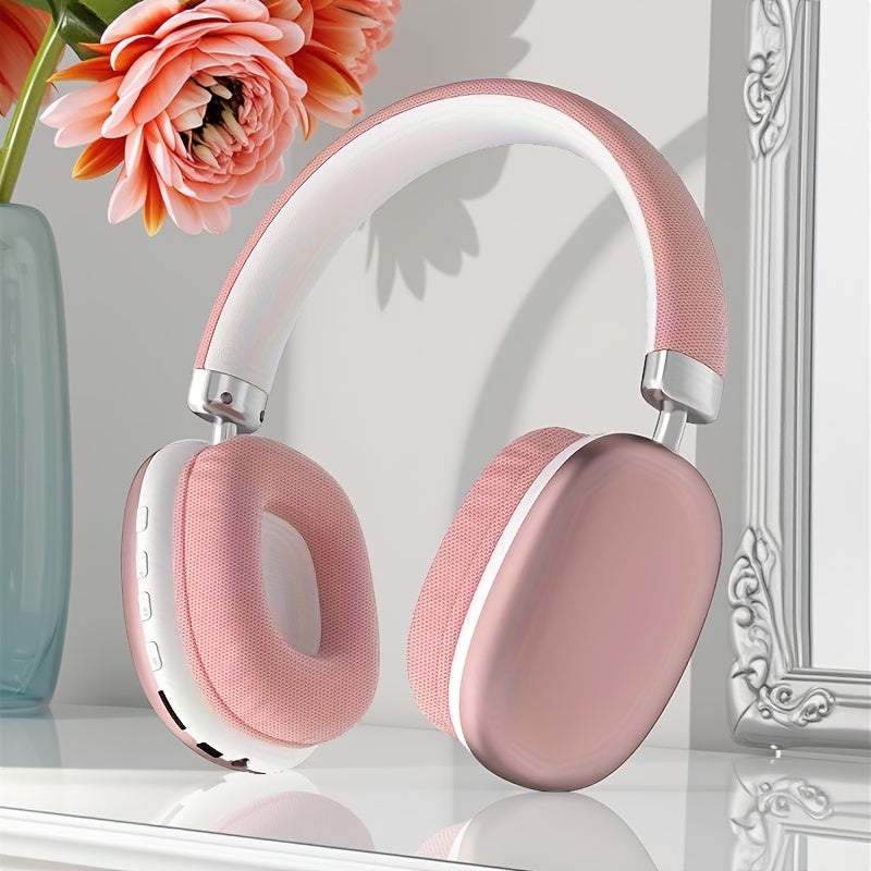 Wireless Closed-Back Headphones with Sound Isolation and USB-C Charging