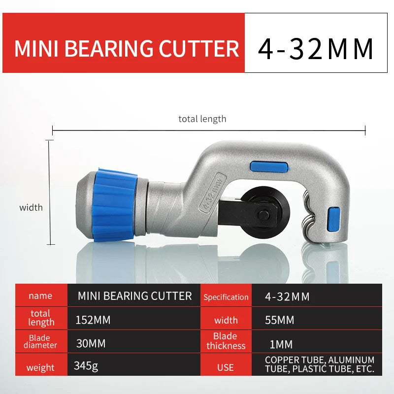 Robust Pipe Cutter for Metal and PVC Pipes