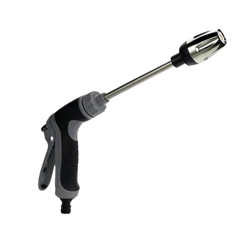 High-Pressure Garden Hose Nozzle with 360° Rotating Spray