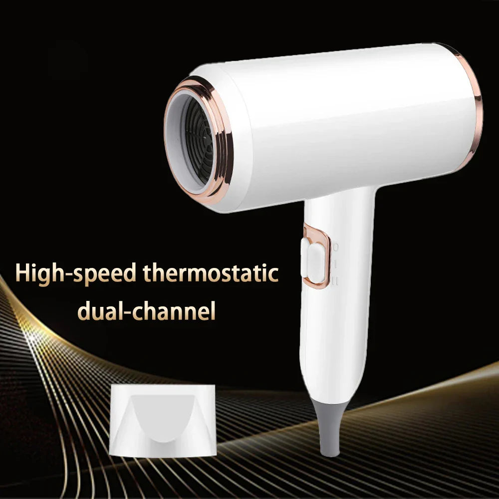 Compact Anion Hair Dryer with 3 Speed Settings