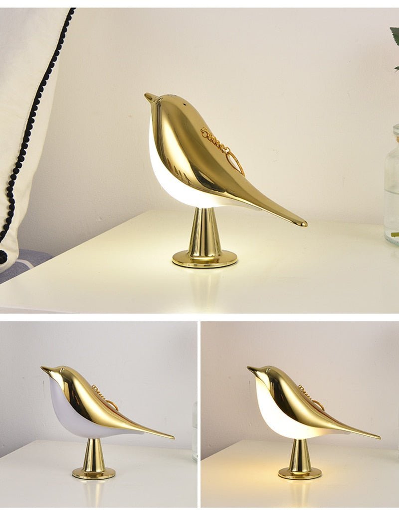 Wireless Rechargeable Bird-Inspired Table Lamp