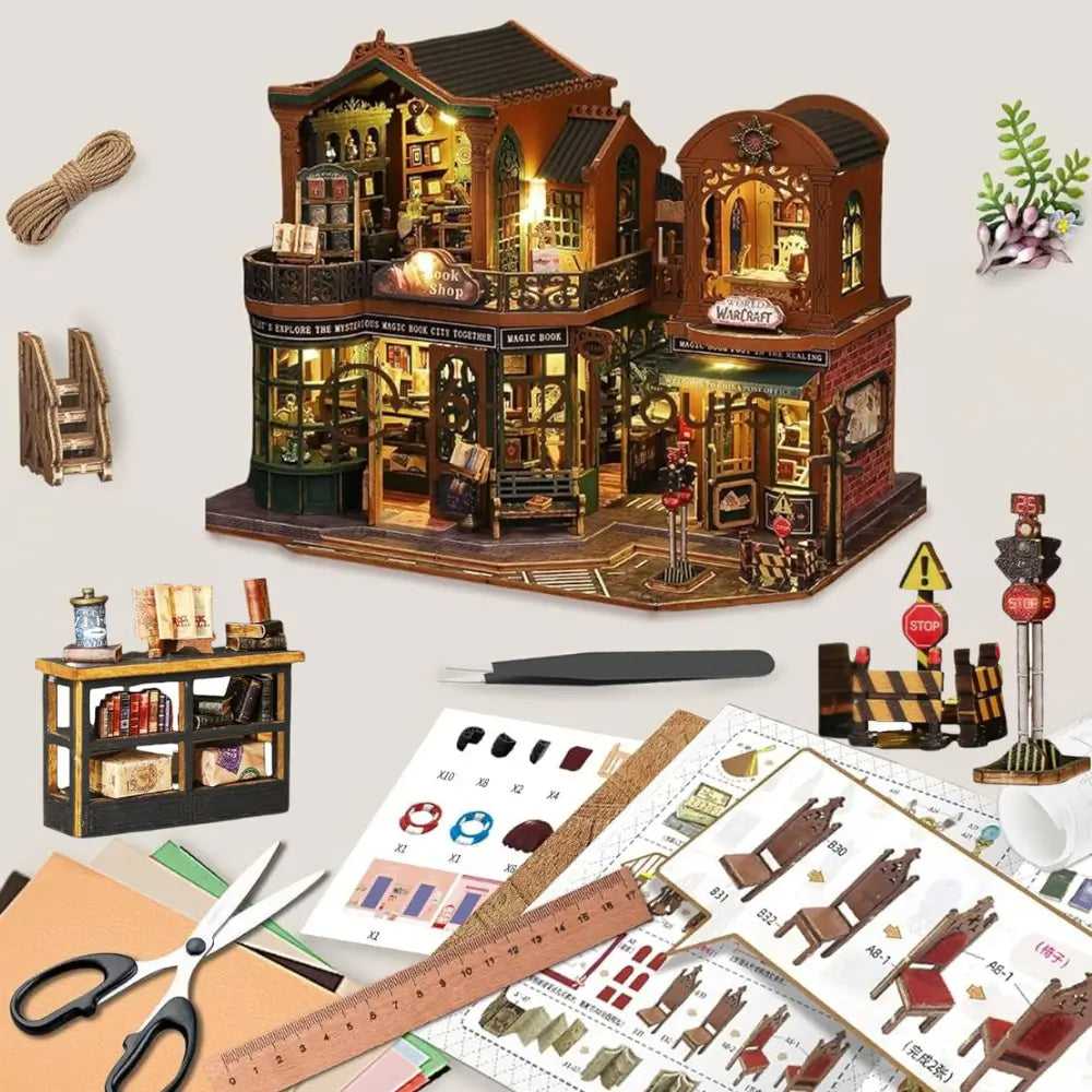1:24 Scale DIY Twilight Book Town Building Kit