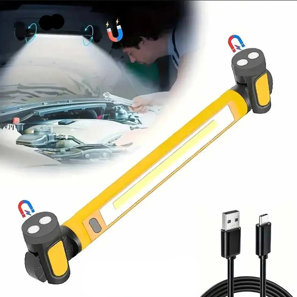 Rechargeable Magnetic LED Work Light with 2400 Lumens