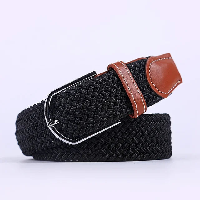 Casual Adjustable Stretch Belt in Elastic Fabric
