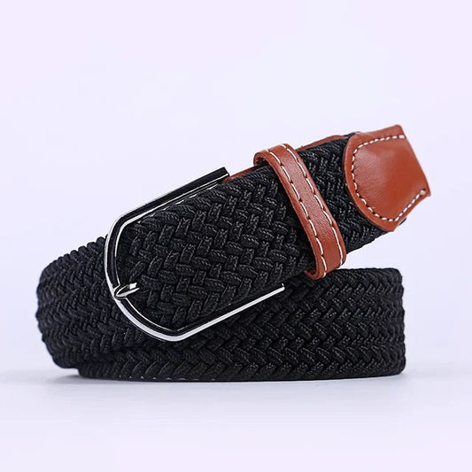 Casual Adjustable Stretch Belt in Elastic Fabric