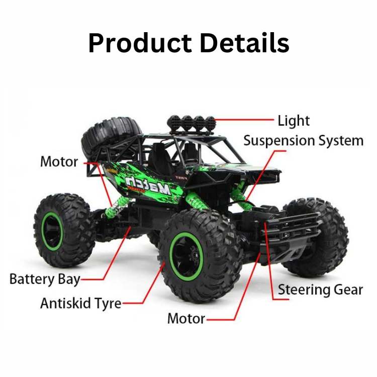 4x4 All-Terrain Remote Control Monster Truck