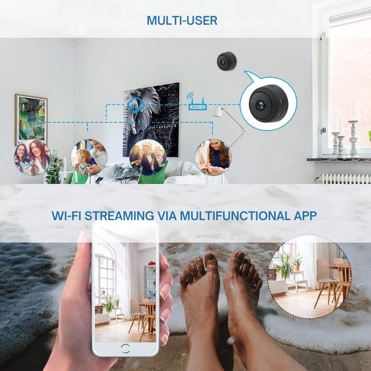 1080p HD Ultra-Compact Security Camera with Night Vision