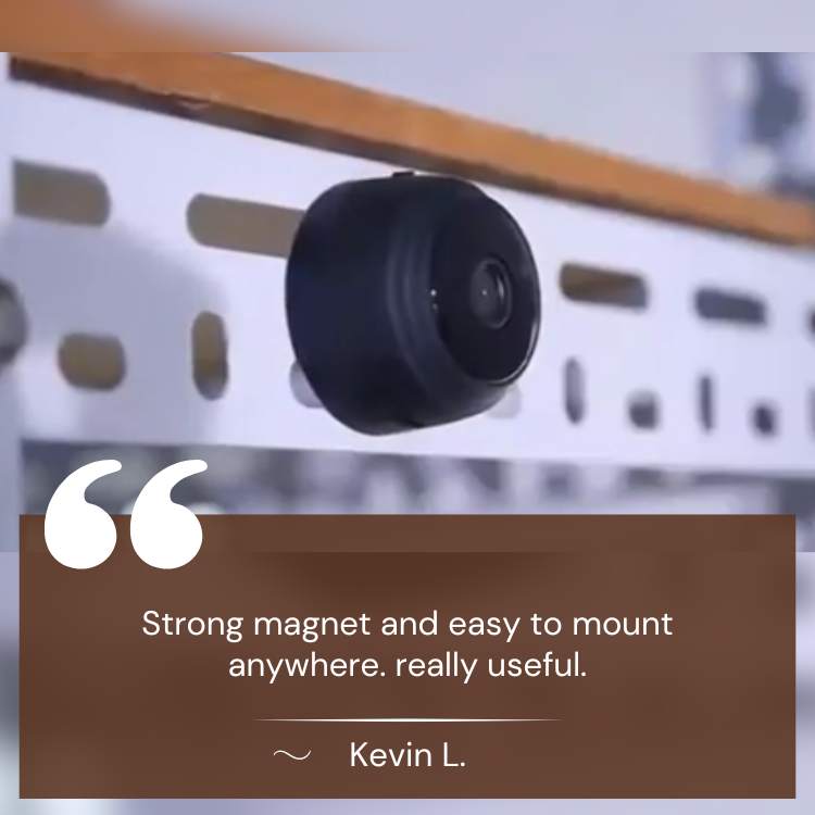 1080p HD Ultra-Compact Security Camera with Night Vision