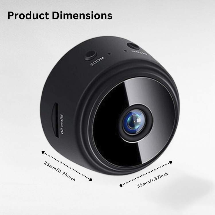 1080p HD Ultra-Compact Security Camera with Night Vision