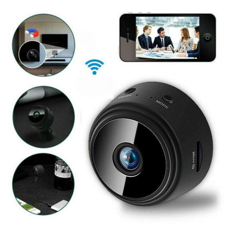 1080p HD Ultra-Compact Security Camera with Night Vision