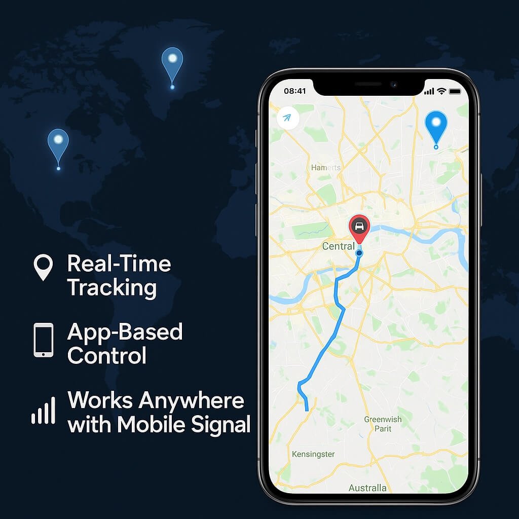Ultra-Compact Real-Time GPS Tracker with Magnetic Attachment