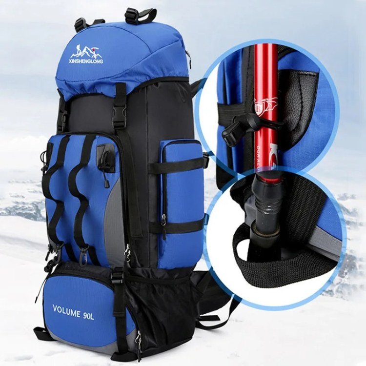 90L Ultra-Light Waterproof Hiking Backpack