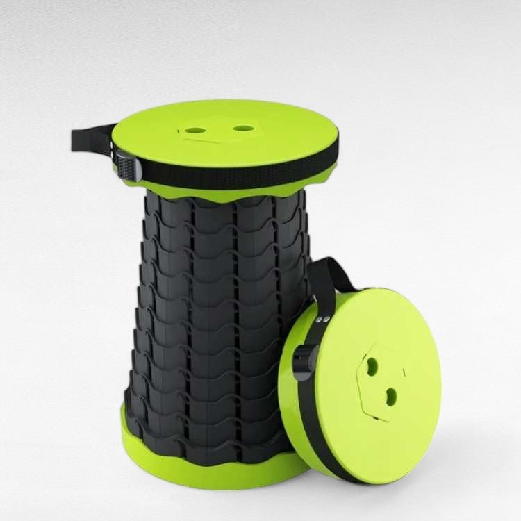 Adjustable Compact Folding Stool for Travel and Outdoor Use