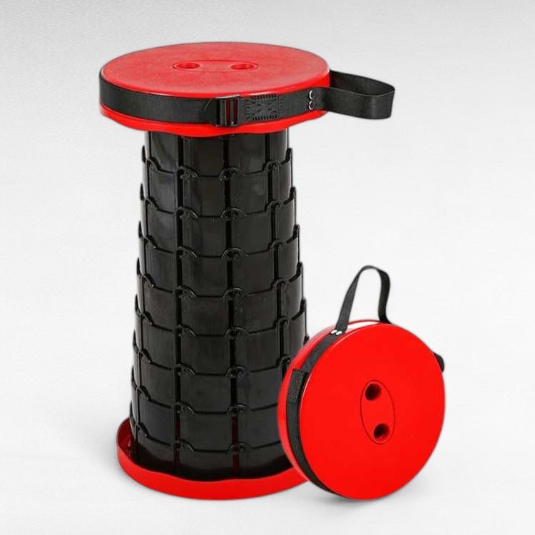Adjustable Compact Folding Stool for Travel and Outdoor Use