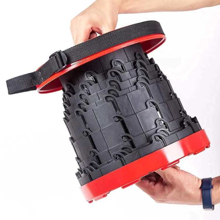 Adjustable Compact Folding Stool for Travel and Outdoor Use